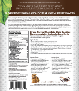 Crave Stevia Sweetened Chocolate Chips 200g