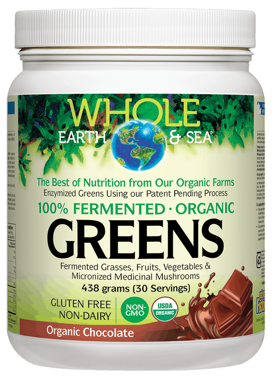 Whole Earth and Sea Fermented Greens Chocolate 438g