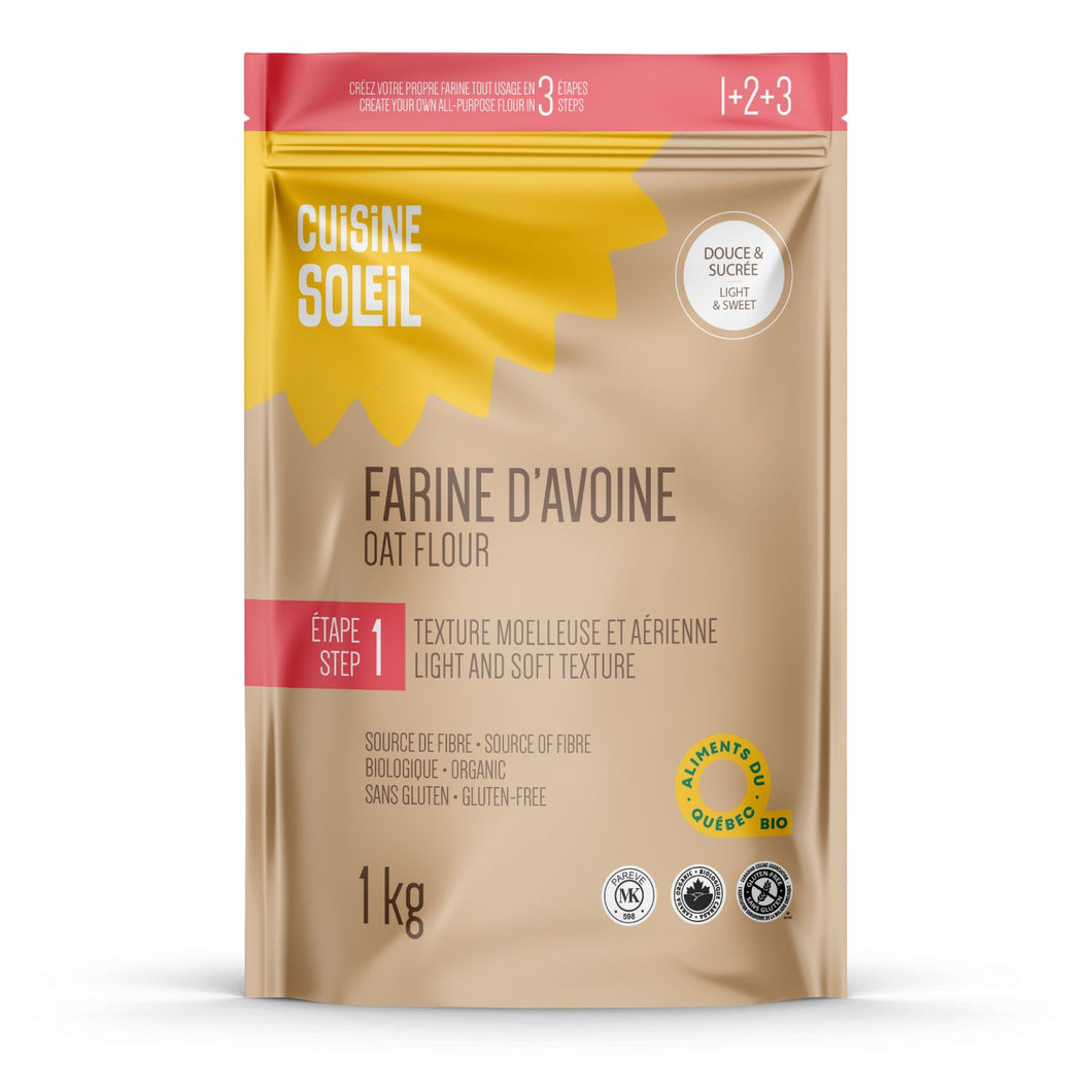 Cusine Soleil Organic Oat Flour 1kg