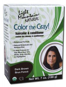 Light Mountain Color the Gray Dark Brown