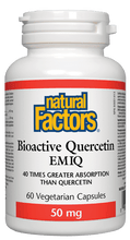 Load image into Gallery viewer, Natural Factors Bioactive Quercetin EMIQ 50 mg 60 Vegetarian Capsules
