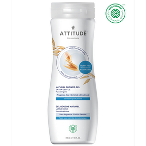 Attitude Body Wash Extra Gentle Fragrance Free