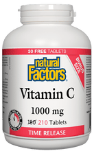 Load image into Gallery viewer, Vitamin C 1000mg Time Release BONUS 210 Tablets
