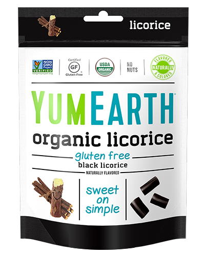 YumEarth Organic Black Licorice 142g