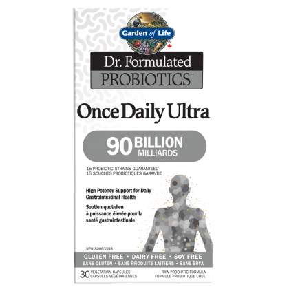 Garden Of Life Dr. Formulated Probiotic Daily 90 Billion 30 Vegetarian Capsules