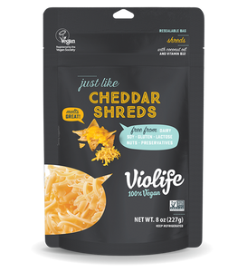 Violife Vegan Cheddar Cheese Style Shreds 227g