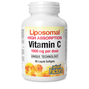 Natural Factors Liposomal Vitamin C 1000mg 90 Liquid Softgels