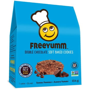 FreeYumm Double Chocolate Cookies 154g