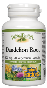 Natural Factors Dandelion Root 90 Vegetarian Capsules