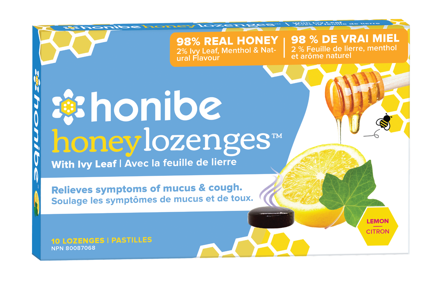 Honibe Honey Ivy Leaf Lozenges 10pc