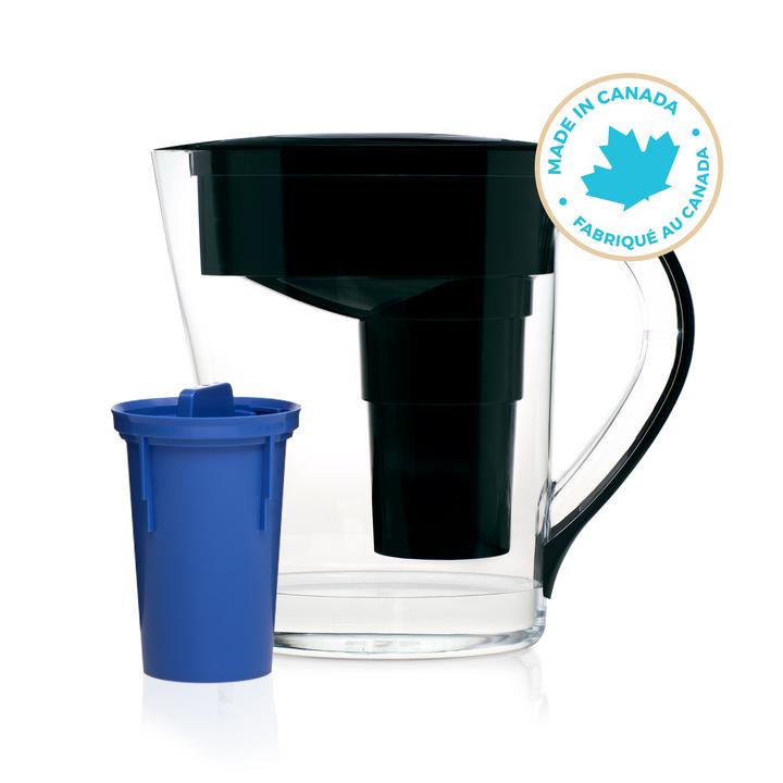 Santevia MINA Alkaline Pitcher in Black