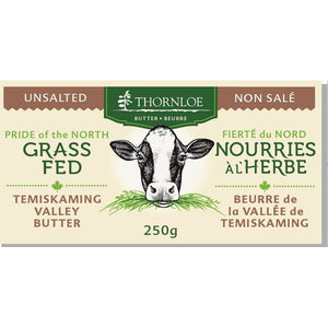 Thornloe Grass Fed Butter Unsalted 250g