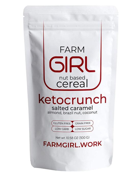Farm Girl Keto Crunch Salted Caramel Granola Cereal 300g