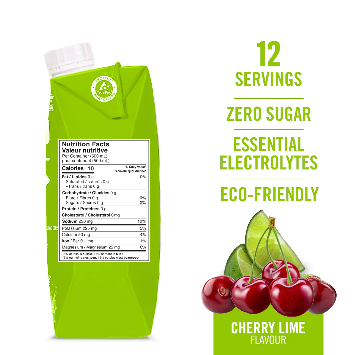 BioSteel Cherry Lime Sports Hydration Drink 500ml