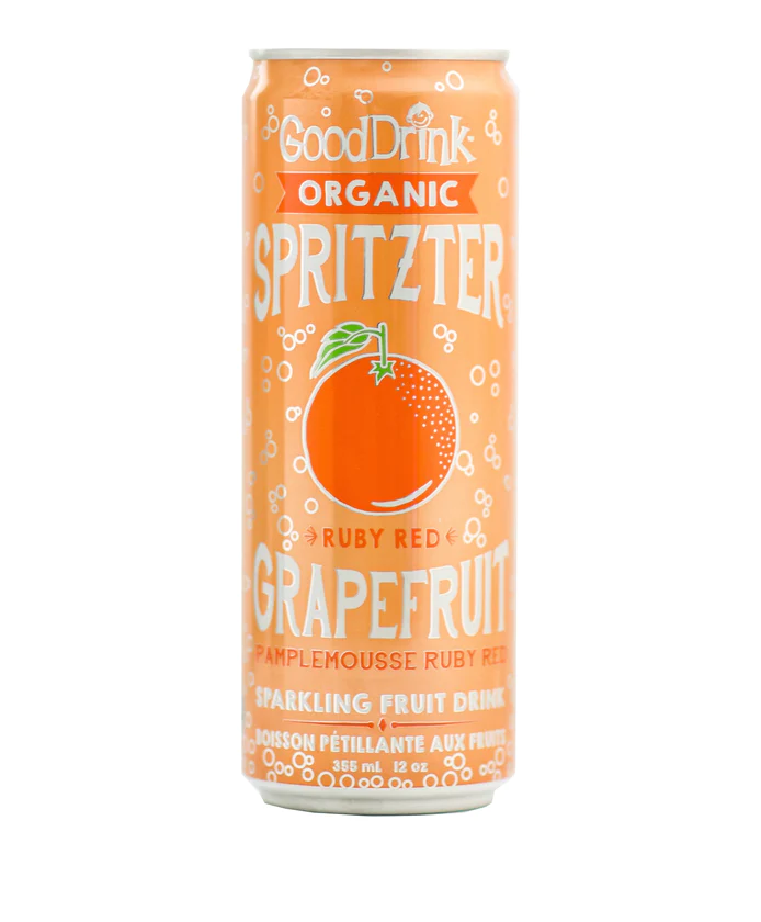 Good Drink Organic Ruby Red Grapefruit Spritzer 355ml
