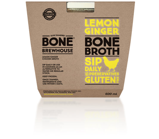 Bone Brewhouse Lemon and Ginger Chicken Bone Broth 600mL