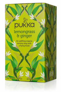 Pukka Organic Lemongrass &amp; Ginger Tea 20 Bags