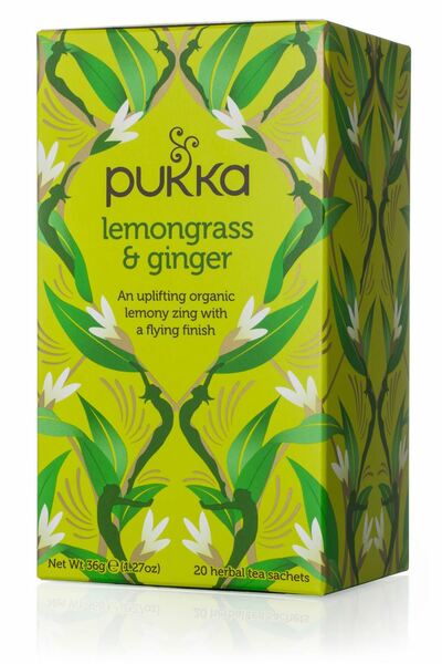 Pukka Organic Lemongrass & Ginger Tea 20 Bags