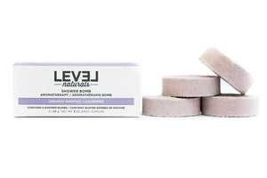 Level Naturals Shower Bombs Lavender and Menthol