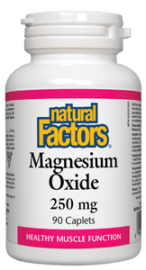 Natural Factors Magnesium Oxide 250 mg 90 Capsules