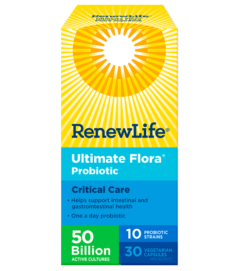 Renew Life Ultimate Flora Critical Care 50 Billion 30 Vegetable Capsules