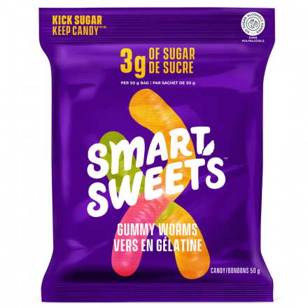 Smart Sweets Gummy Worms Gummies 50g