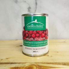 Earth Choice Organic Whole Berry Cranberry Sauce 348ml