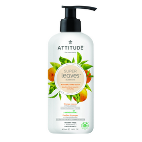 Attitude Super Leaves Natural Hand Soap Orange Leaves 473ml