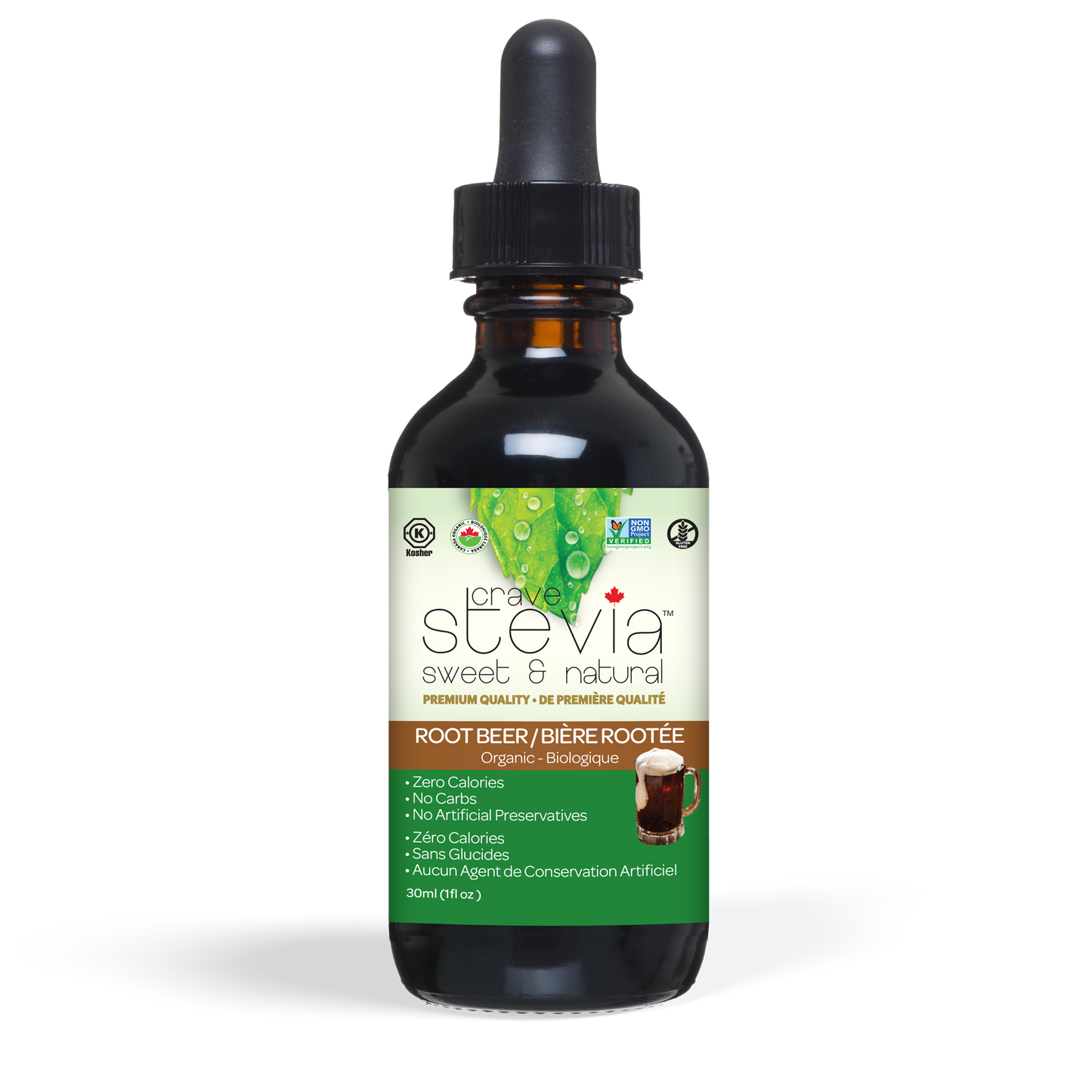 Crave Stevia Rootbeer Liquid Drops 30ml