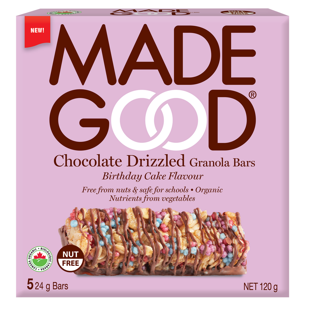 Made Good Chocolate Drizzled Birthday Cake Bars 120g