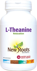 New Roots L-Theanine 250mg 30 Vegetarian Capsules