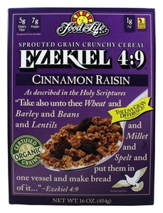 Food For Life Ezekiel 4 9 Cinnamon Raisin Cereal 454g