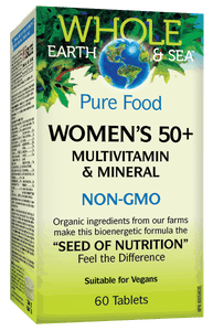 Whole Earth &amp; Sea Women's 50 Plus Multivitamin 60 Tablets