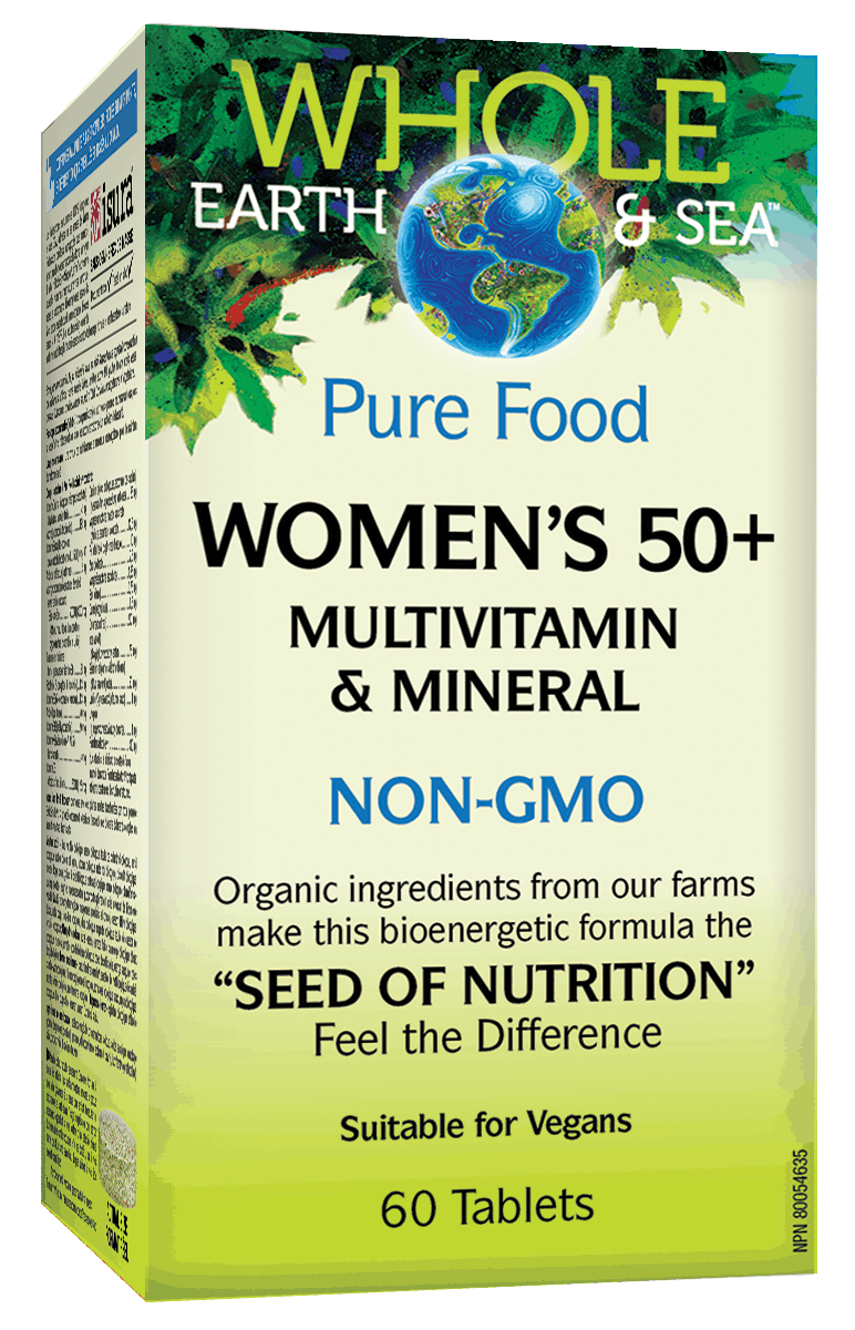 Whole Earth & Sea Women's 50 Plus Multivitamin 60 Tablets