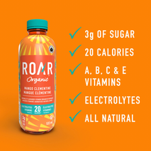 Load image into Gallery viewer, Roar Organic Hydration Drink Mango Clementine 532ml
