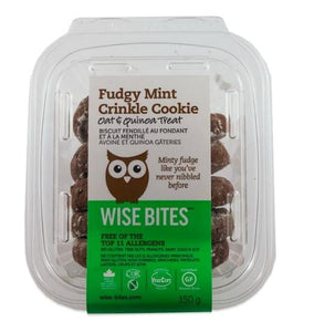 Wise Bites Fudgy Mint Crinkle Cookie 150g