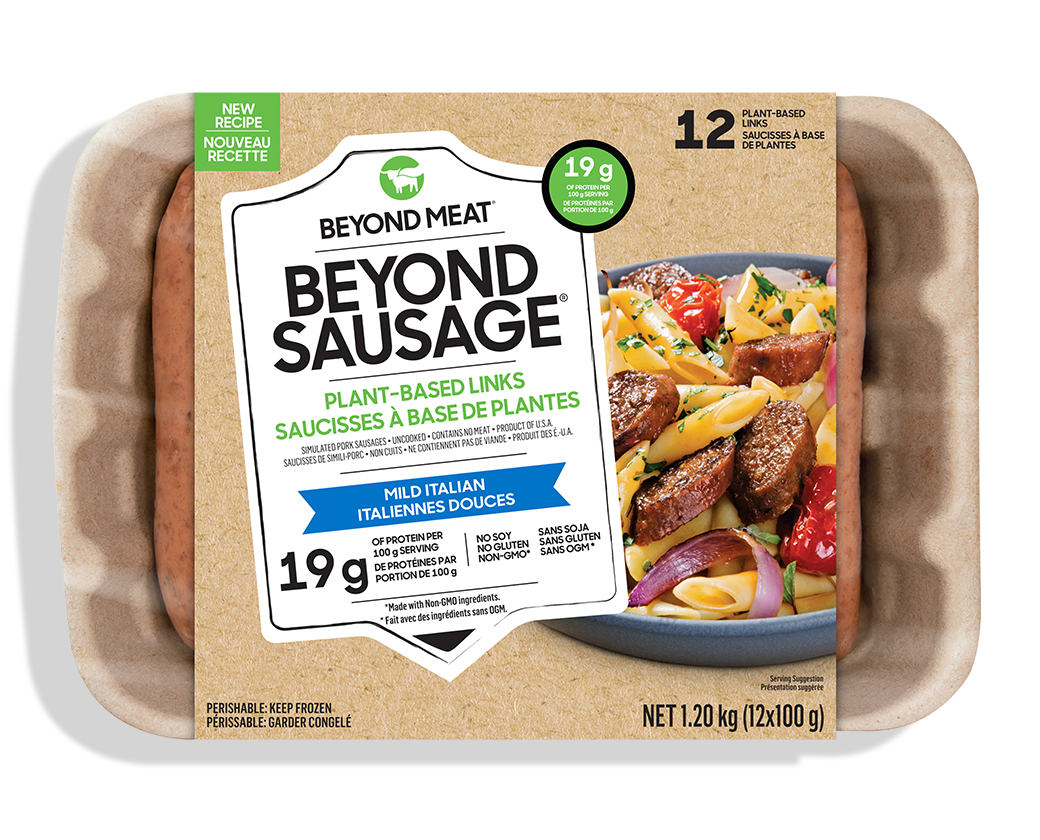 Beyond Meat Sausage Mild Italian 4 Pack