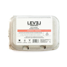 Load image into Gallery viewer, Level Naturals Grapefruit and Bergamot Bath Bombs 6 Pack
