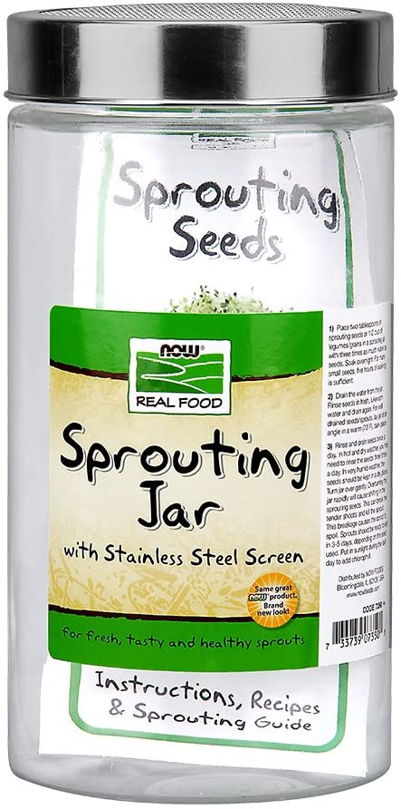 Glass Sprouting Jar 1.89L