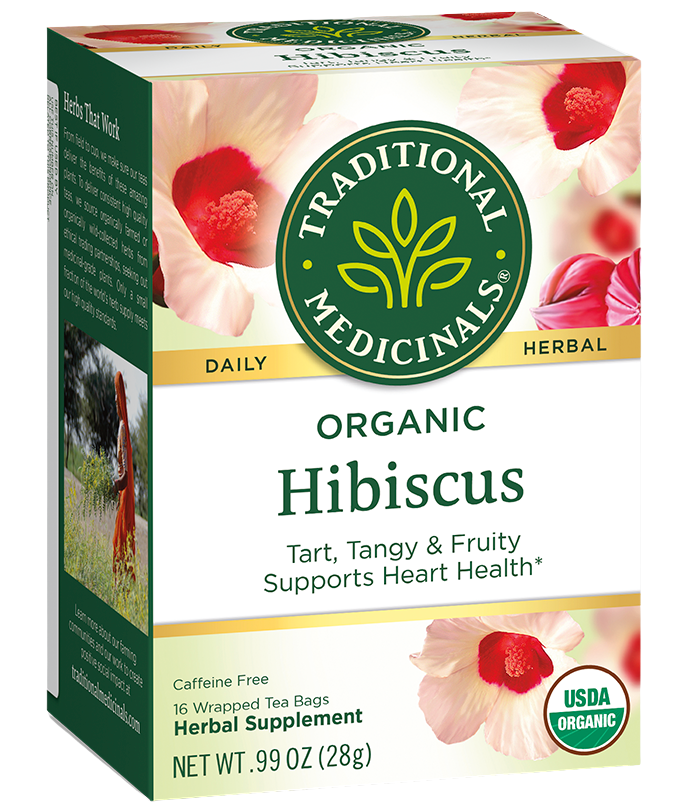 Traditional Medicinals Organic Hibiscus Tea 16 Bags