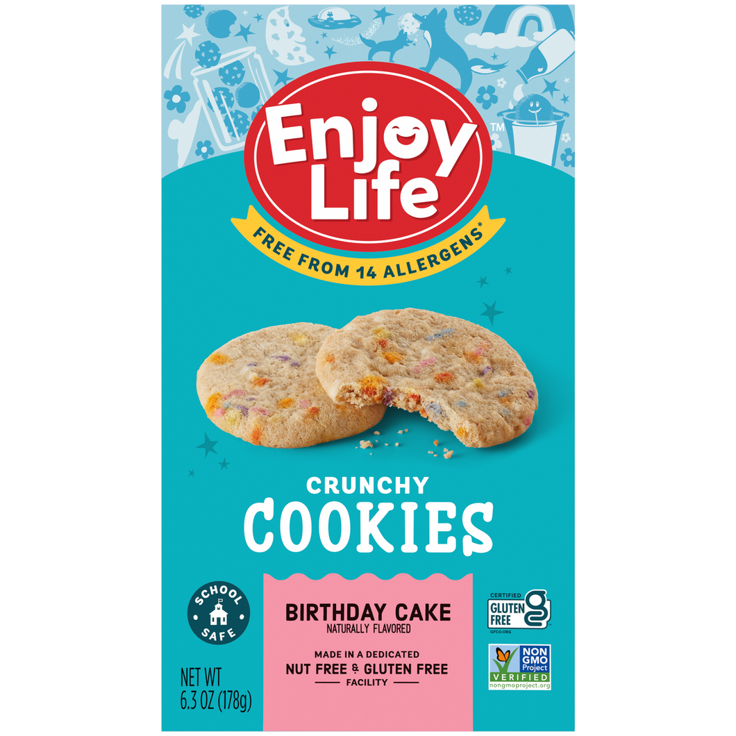 Enjoy Life Crunchy Cookies Birthday Cake 179g