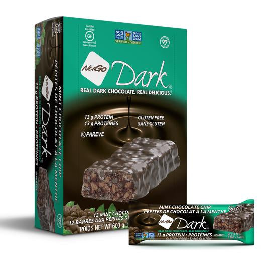 NuGo Mint Chocolate Chip Bar 50g 12pk
