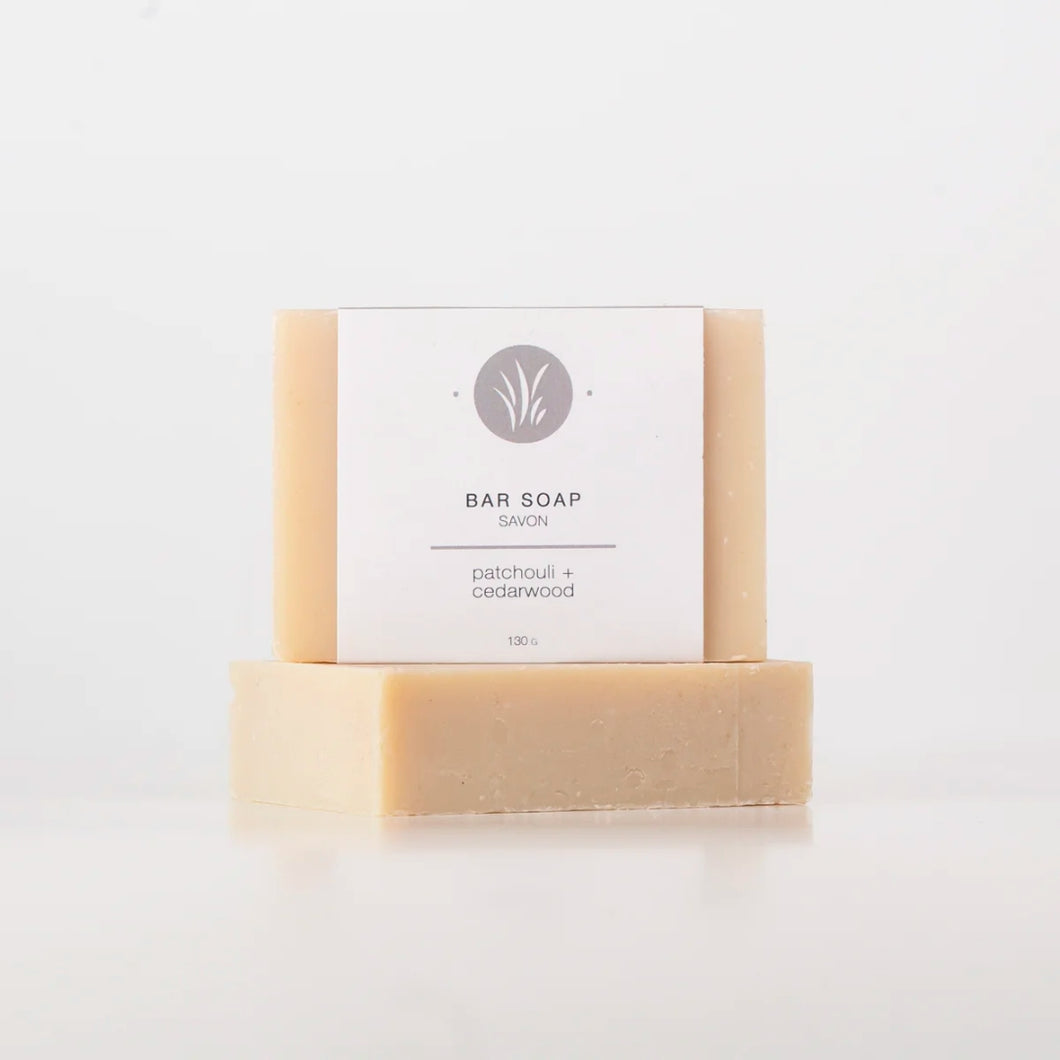 All Things Jill Patchouli and Cedarwood Bar Soap 130g