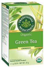 Load image into Gallery viewer, Traditional Medicinals Organic Green Tea Lemongrass 16 Bags
