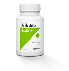 Trophic Dairy Free Acidophilus 60 Vegetarian Capsules