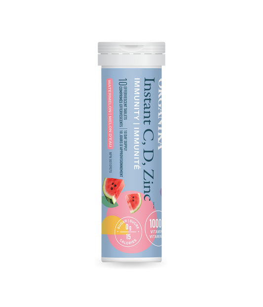 Organika Instant C Immunity Watermelon 10 Tablets