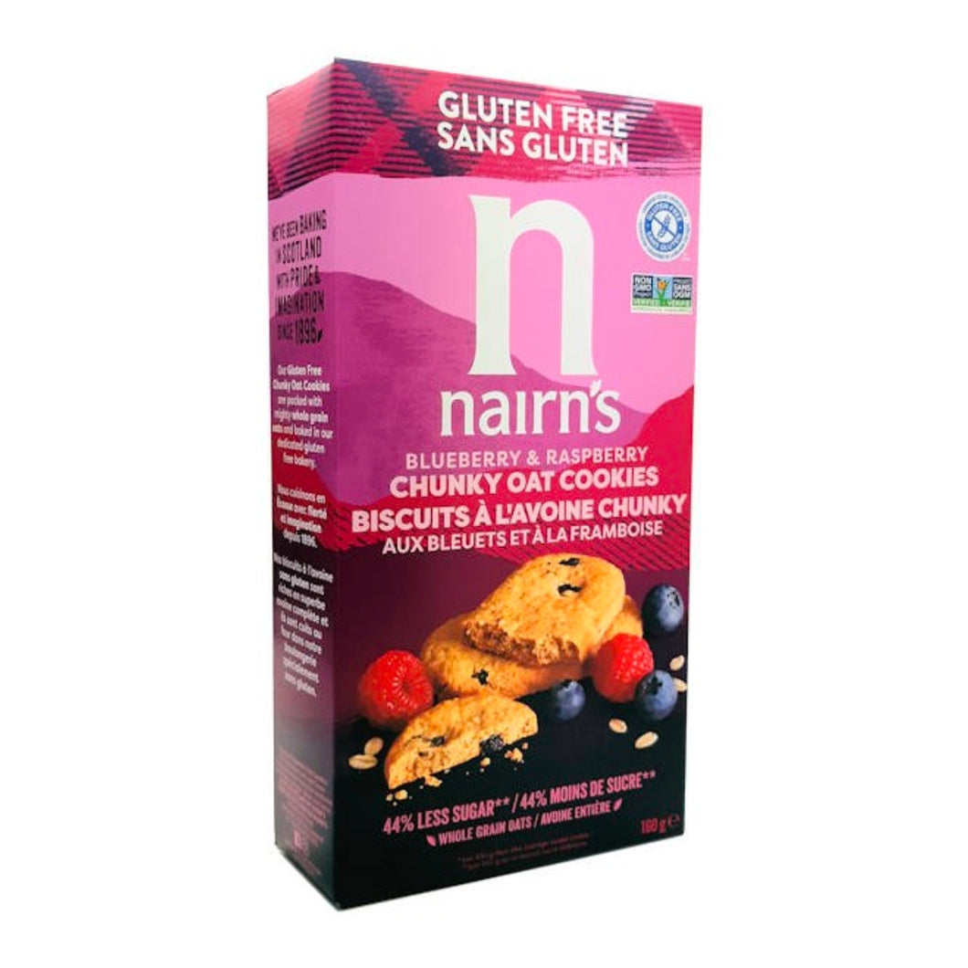 Nairns Gluten Free Blueberry Raspberry Chunky Oat Cookies