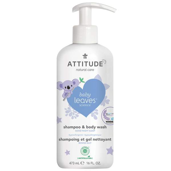 Attitude 2-In-1 Almond Milk Shampoo and Body Wash 473ml