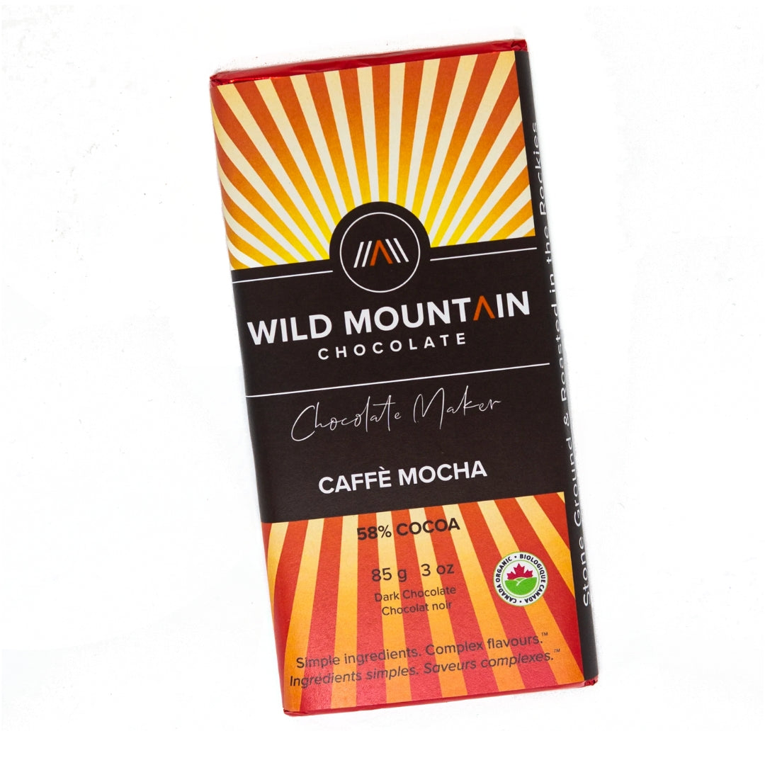 Wild Mountain Cafe Mocha Dark Chocolate 58% 85g