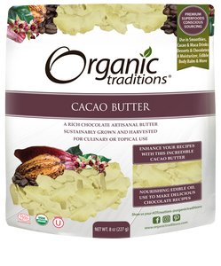 Organic Traditions Organic Cacao Butter 454g
